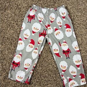 Carter's Festive Santa Gray Pajama Bottoms